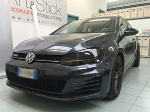 Oscuramento-protezione-fari-pellicola-oscurante volkswagen golf 2