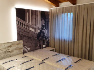 Personalizzazione camere hotel pellicole stampate