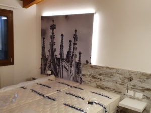 Personalizzazione camere hotel pellicole stampate