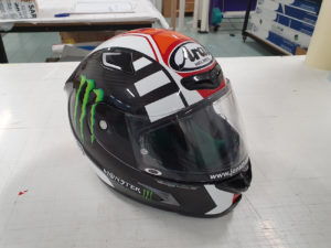 Personalizzazione casco Arai livrea replica Jonathan Rea