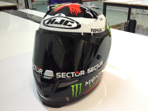 Personalizzazione casco HJC replica Lorenzo