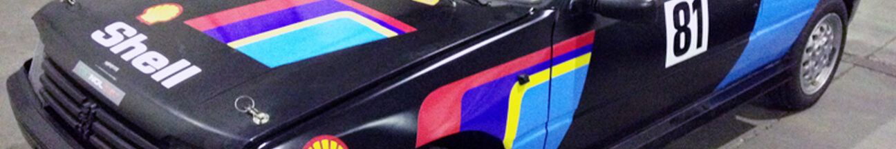 PEUGEOT 205 GTI decorazione con adesivi stampa digitale