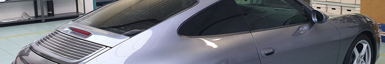 Porsche 911 con pellicola oscurata gradazione 35 thiene vicenza Porsche 911 con pellicola oscurata gradazione 35 thiene vicenza