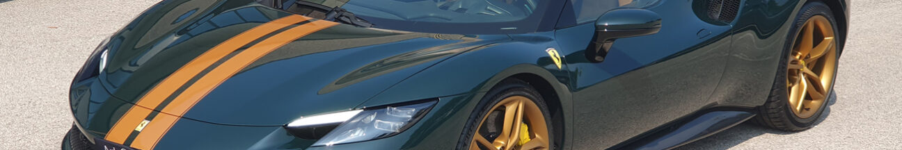 Protezione PPF antisasso livrea personalizzata Ferrari 296 GTB Assetto Fiorano