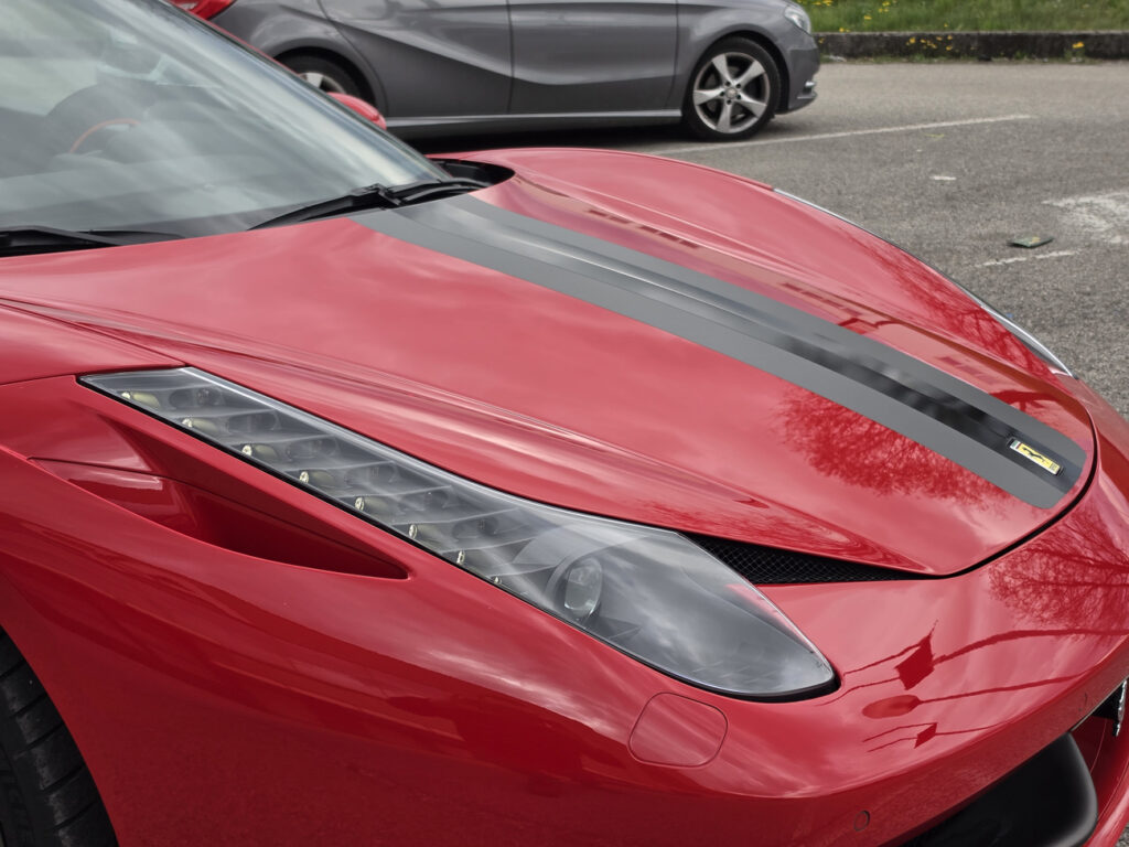 Protezione-PPF-antisasso-livrea-personalizzata-Ferrari 458 2