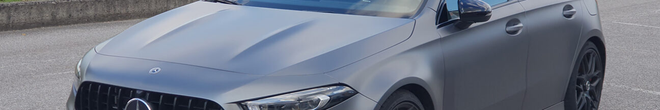 Protezione-PPF-antisasso-paint-protection-film-mercedes a45s opaco matte