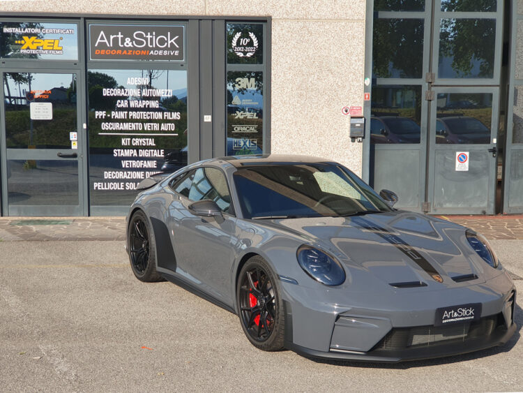 Protezione-PPF-antisasso-paint-protection-film porsche gt3 touring