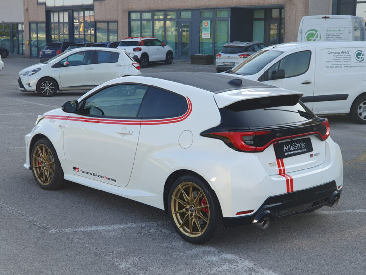 Protezione-PPF-antisasso-paint-protection-film-toyota-gr-yaris TGR Italy Limited Edition