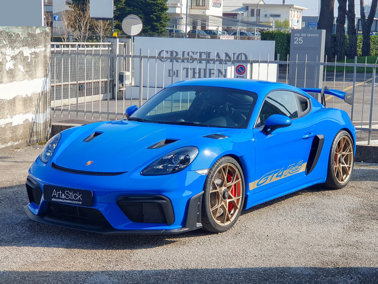 Protezione-PPF-antisasso xpel Porsche 718 Cayman GT4 RS