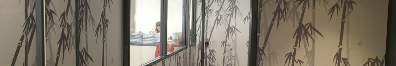 Rivestimento pareti interne stampe digitali interior design decoration bamboo