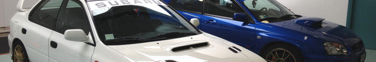 SUBARU IMPREZA WRX STI - fascia parasole e adesivi vari