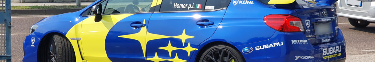 SUBARU IMPREZA WRX Sti 2019 kit adesivi replica livrea Subaru Motorsport USA Rally Team