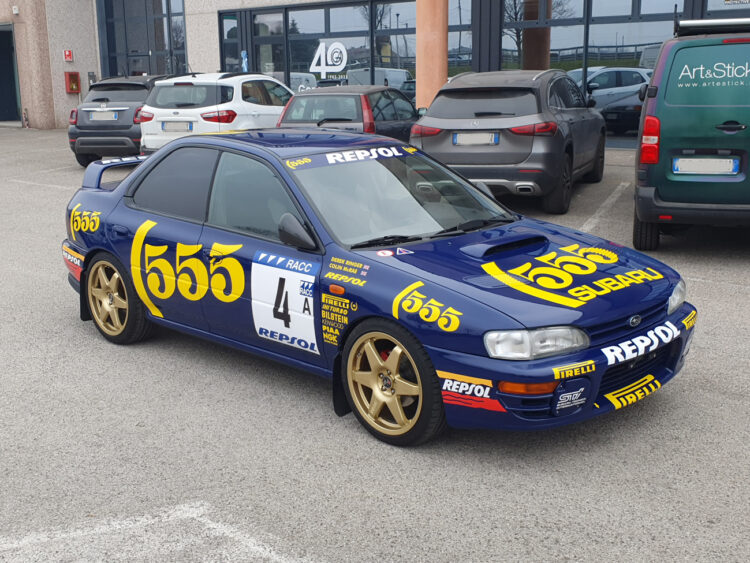 SUBARU IMPREZA kit adesivi replica livrea mondiale rally 1995