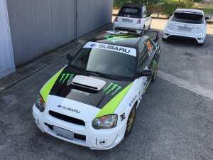 Subaru Impreza con livrea replica Ken Block