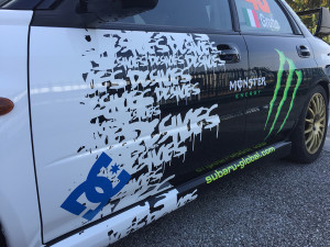 Subaru Impreza con livrea replica Ken Block