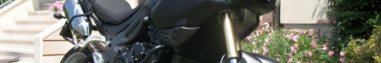 TRIUMPH TIGER 1050 - bike wrapping totale nero opaco e carbonio
