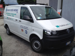 VOLKSWAGEN TRANSPORTER - impostazione grafica e decorazione - thiene, vicenza, dalla costa pietro, impiantistica