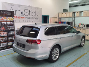 Volkswagen Passat con pellicola oscurata gradazione 15 thiene vicenza