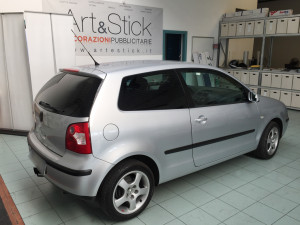 Volkswagen Polo pellicola oscurata solare gradazione 20 thiene vicenza