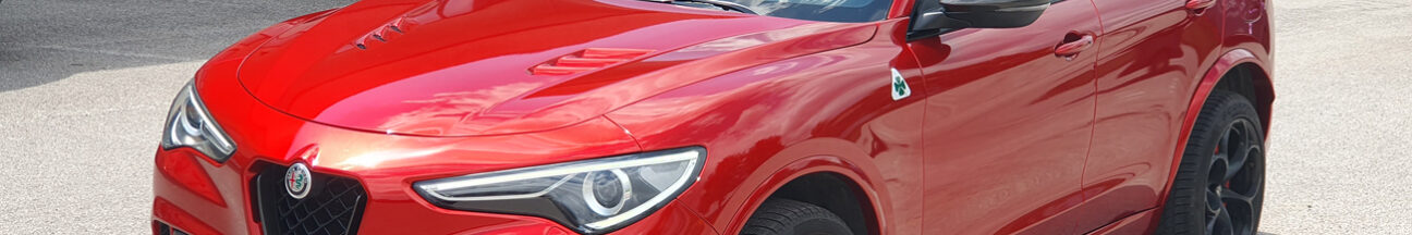 alfa romeo stelvio quadrifoglio Gloss Candy FIRE RED