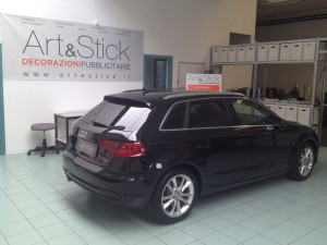 audi-a3-sportback-vetri-oscurati-posteriori-e-lunotto thiene vicenza