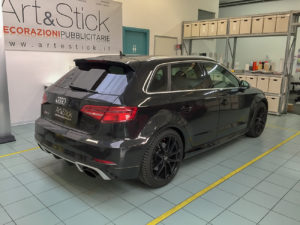audi rs3 pellicola oscurata solare gradazione 20