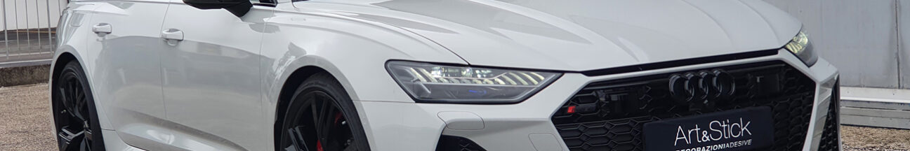 audi rs6 oracal 970 simple grey car wrapping