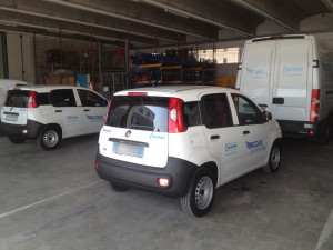 decorazione automezzi per flotta aziendale acque vicentine