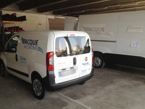 decorazione automezzi per flotta aziendale acque vicentine