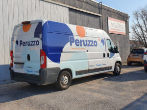 decorazione ducato flotta aziendale car wrapping peruzzo