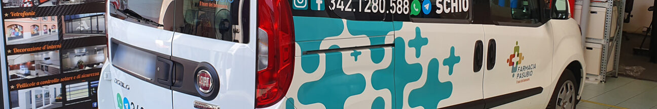 decorazione fiat doblo farmacia pasubio artestick 2