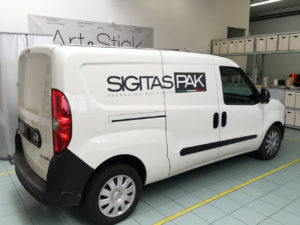 decorazione fiat doblo sigitas pack artestick