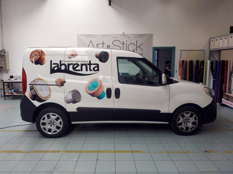 decorazione-furgone automezzo prespaziati la brenta doblò