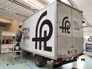 decorazione furgone aziendale prespaziati FPL
