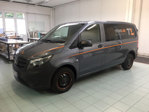 decorazione mercedes vito adesivi prespaziati tecnolab