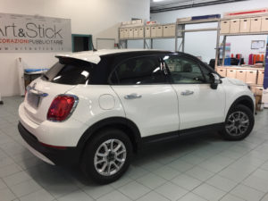 fiat 500X pellicola oscurata solare gradazione 20 thiene vicenza