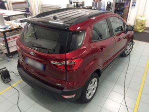 ford ecosport personalizzazione wrapping tetto