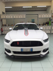 ford mustang white stripes