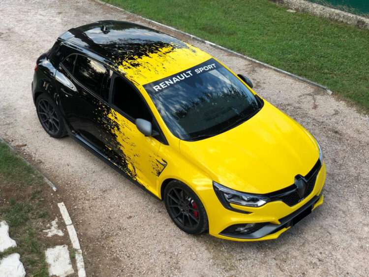 ideazione grafica wrapping personalizzazione renault megane rs thiene vicenza