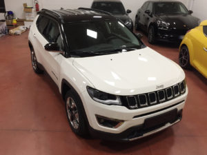 jeep compass limited bicolore wrapping nero lucido tetto specchi montanti