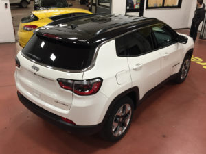 jeep compass limited bicolore wrapping nero lucido tetto specchi montanti