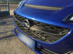 opel corsa opc dettagli nero carbonio wrapping