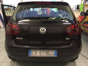 oscuramento fanali pellicola volkswagen golf 