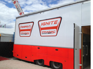 PADDOCK PRAMAC decorazione con adesivi prespaziati