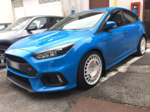 personalizzazione cerchi in lega Ford Focus RS mk3