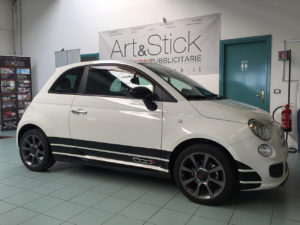 personalizzazione fiat 500 s stripes