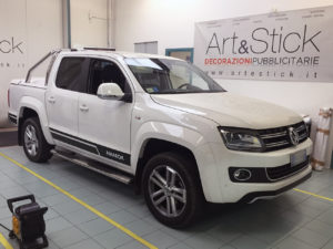 personalizzazione volkswagen amarok fasce stripes