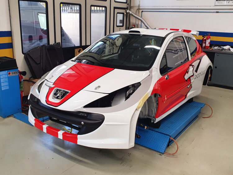 peugeot 207 s2000 rally livrea auto gara wrapping