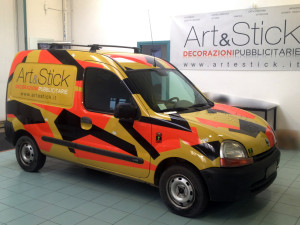 decorazione wrapping renault kangoo 