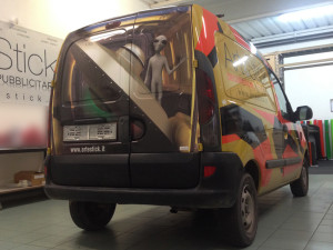 decorazione wrapping renault kangoo